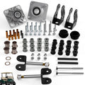 Panglong Club Car Precedent Deluxe Front End Repair Kit, Front End Rebuild Kit, Contain Front Wheel Hub, King Pin, Suspension Bearing Bushing, Suitable for 2004-Up Precedent-102289401,102357701