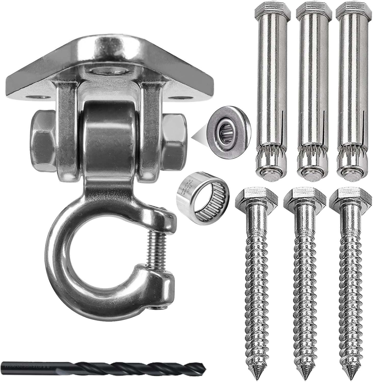 Skiennix Heavy-Duty Swing Hangers - 180° Smooth Operation | 1000 lb Capacity for Indoor & Outdoor Use