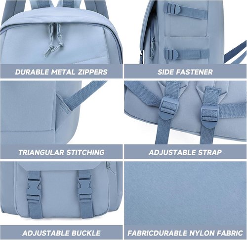 GAEKEAO Lightweight Travel Backpack - Versatile Casual Daypack for Men & Women | Blue Color