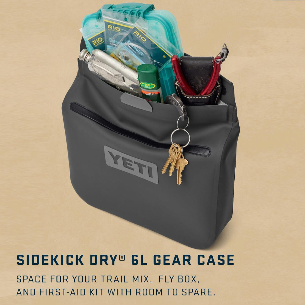 YETI Sidekick Dry Waterproof Gear Case - Durable, Lightweight Design for Outdoor Adventures