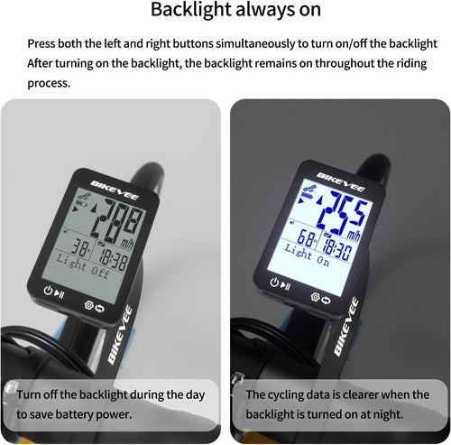 GPS Speedometer & Odometer by [Brand Name] - Wireless Bike Computer with Auto Start/Stop & IPX7 Waterproof | 2.4” LCD Cycling Tracker