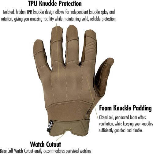 First Tactical Pro Foam Knuckle Gloves - Durable Protection for Men | Comfortable Fit