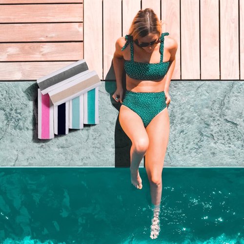 LULUHOME Large Oversized Beach Towel - Soft Cotton 36 x 70 Inch Striped Pool Towel for Adults | Purple