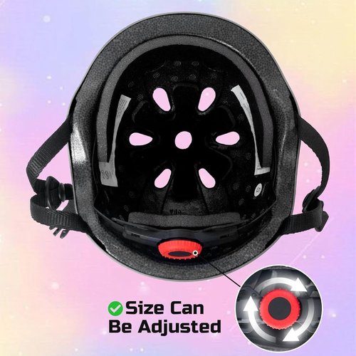 Nattork Kids Helmet - Protective Gear with Removable Liner for Skateboarding, Biking & Scootering | Ages 4-12