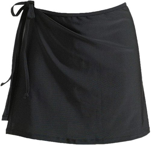 JadeRich Women's Wrap Skirt - Overlapped Side Tie Design for Beach & Swimwear | Stylish Cover-Up