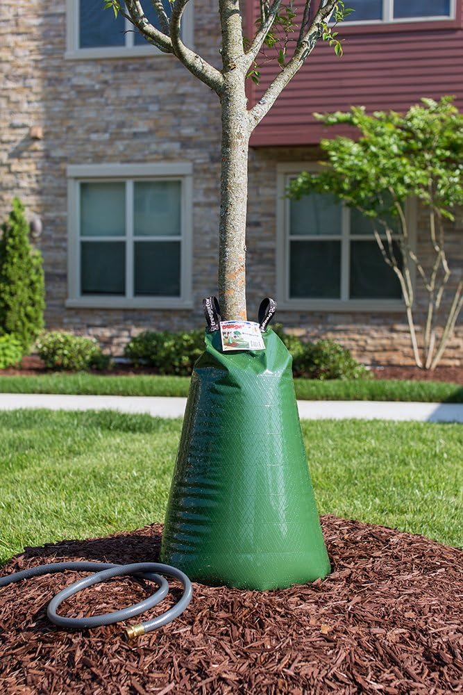 Treegator Original Watering Bag - Slow Release Design for Trees | Fits 1-8 Inch Trunk Diameter, Green