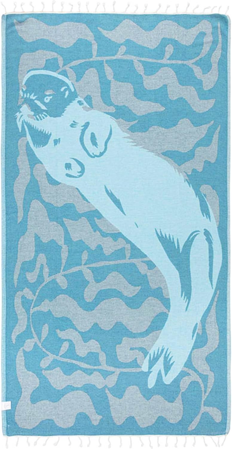 Sand Cloud Oversized Turkish Beach Towel - 100% Certified Cotton, Quick-Dry & Sand-Free | Ideal for Pool, Yoga, Picnic & Travel
