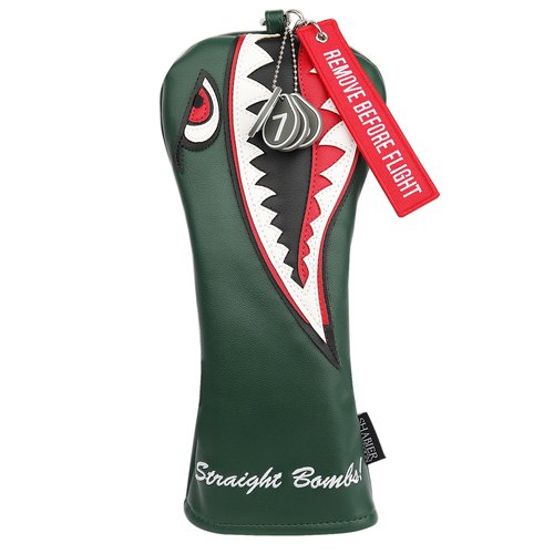 New Flying Tiger Warshark Golf Headcover for Golf Club Available for Driver/Fairway/Hybird (Hybird Cover)