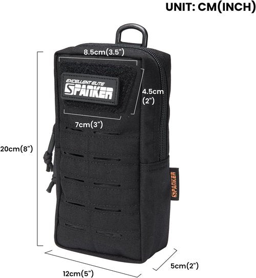 EXCELLENT ELITE SPANKER Tactical MOLLE Pouch - EDC Utility Organizer for Gadgets & Phones | Versatile Waist Bag