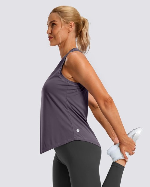 G Gradual Women's Workout Tank Top - Racerback Athletic Yoga Shirt | Loose Fit Sleeveless Gym Top