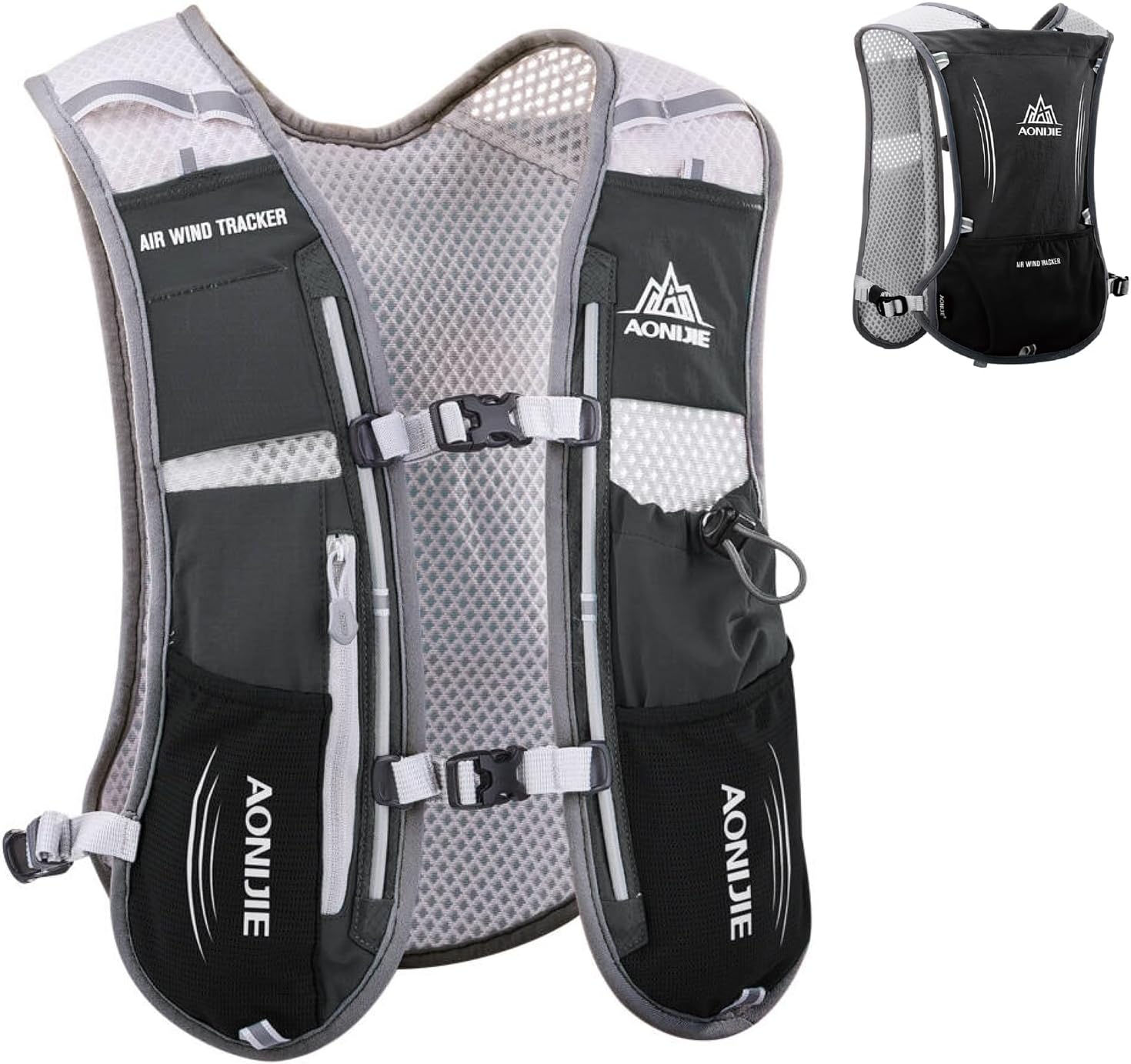 TRIWONDER Hydration Vest - Lightweight 5.5L Trail Bag for Marathon, Hiking & Running - Unisex