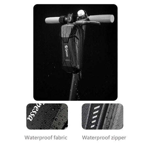 Epessa Universal Scooter Bag, EVA Scooter Handlebar Bag, Waterproof Scooters Front Bags for Carrying Charger Tools Repair Tools/Large Capacity/Portable (2L)
