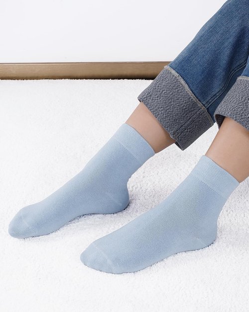 IDEGG Women's Crew Socks - Soft Cotton Athletic Socks for Running & Casual Wear | Above Ankle Design