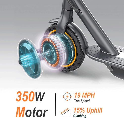 NAVIC Electric Scooter for Adults - Top Speed 22 MPH, 28 Mile Range, Dual Suspension, 10" Tires