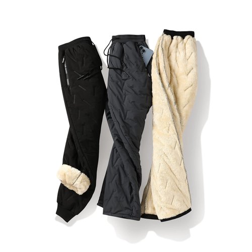 Nopuper Mens Winter Warm Sweatpants Thick Sherpa Lined Track Pants Thermal Active Running Joggers with Pockets