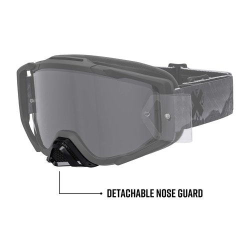 Funn Soljam MTB Enduro DH Goggle, Anti-Fog, Additional Transparent Lens, Bag and Tear-Off Sheets, Blue