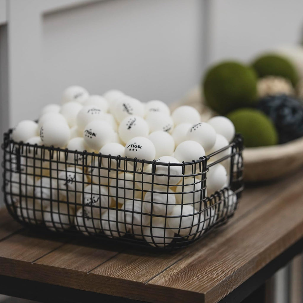 Stiga 3-Star Table Tennis Balls - High-Quality Performance | Perfect for Training & Tournaments