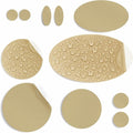 aZengear Repair Patches - Waterproof Self-Adhesive for Jackets, Tents, Shoes & More | 11 Pieces, Beige