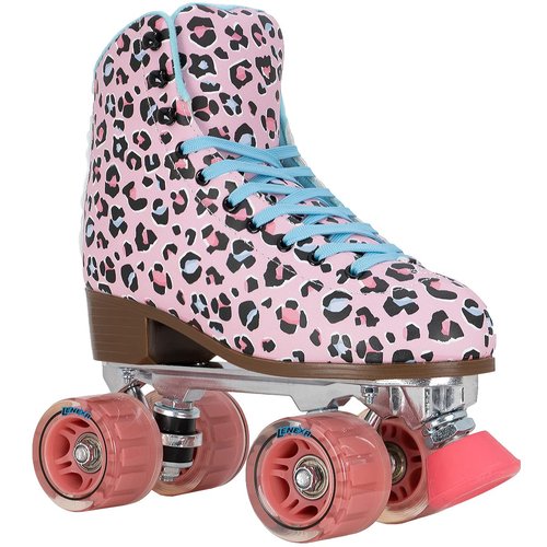 Lenexa Savanna Roller Skates for Ladies - Indoor/Outdoor Quad Skates for Women and Girls (Pink, Ladies 10)