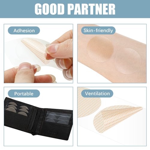 Bonuci 600 Pieces Men Nipple Cover Summer Anti Chafing Protector Adhesive Guard Nipple Tape for Runners Women Gym Sport Accessories
