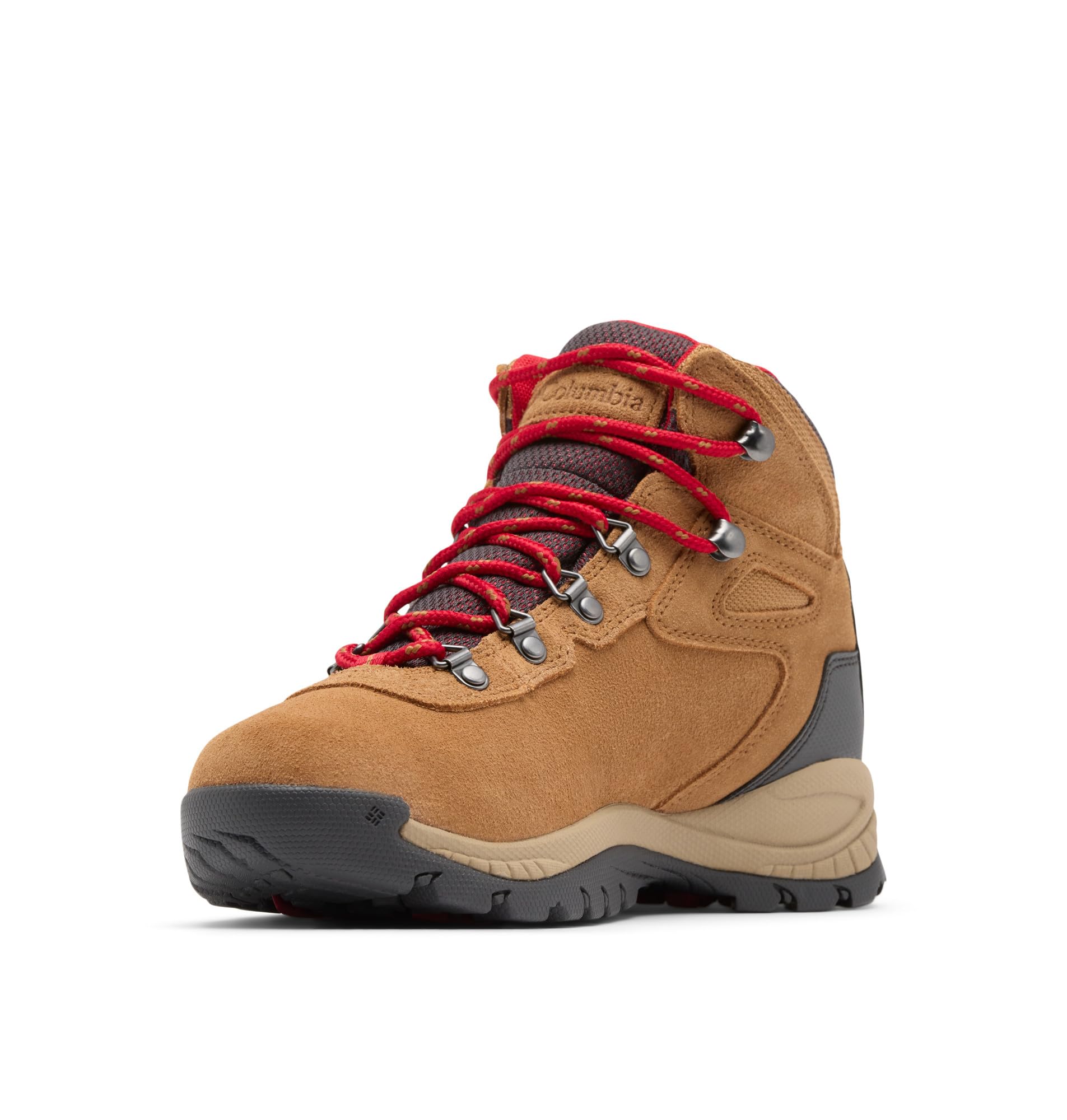 Columbia Women's Newton Ridge Plus Waterproof Amped, 2024 Elk/Mountain Red, 9.5