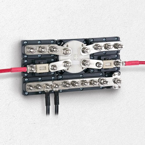 Marinco Pro Installer Double Pole Battery Switch - Durable Red & Black Design for Reliable Power Control