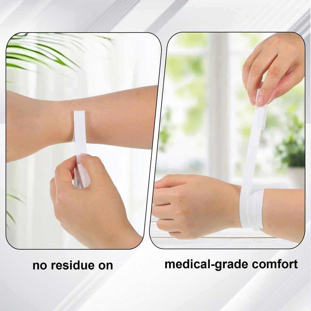 2 Rolls White Athletic Tape, Sport Finger Tape, Extra Strong Climbing Tapes 0.5-Inch X 32.8 Feet for Fingers Hands Toes Rock Climbing Volleyball Football