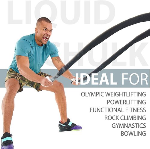 WARM BODY COLD MIND Liquid Chalk Improves Grip for Cross Training, Weightlifting, Powerlifting, Deadlifting, Gymnastics, Climbing, Pole Dancing, No Mess (50+50ml)