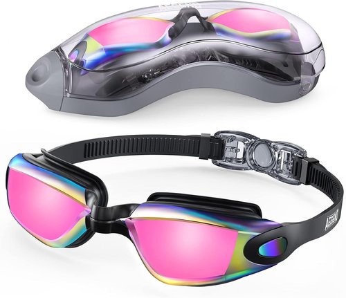 Aegend Swim Goggles - No Leak Design for Full Protection | Ideal for Adults & Youth