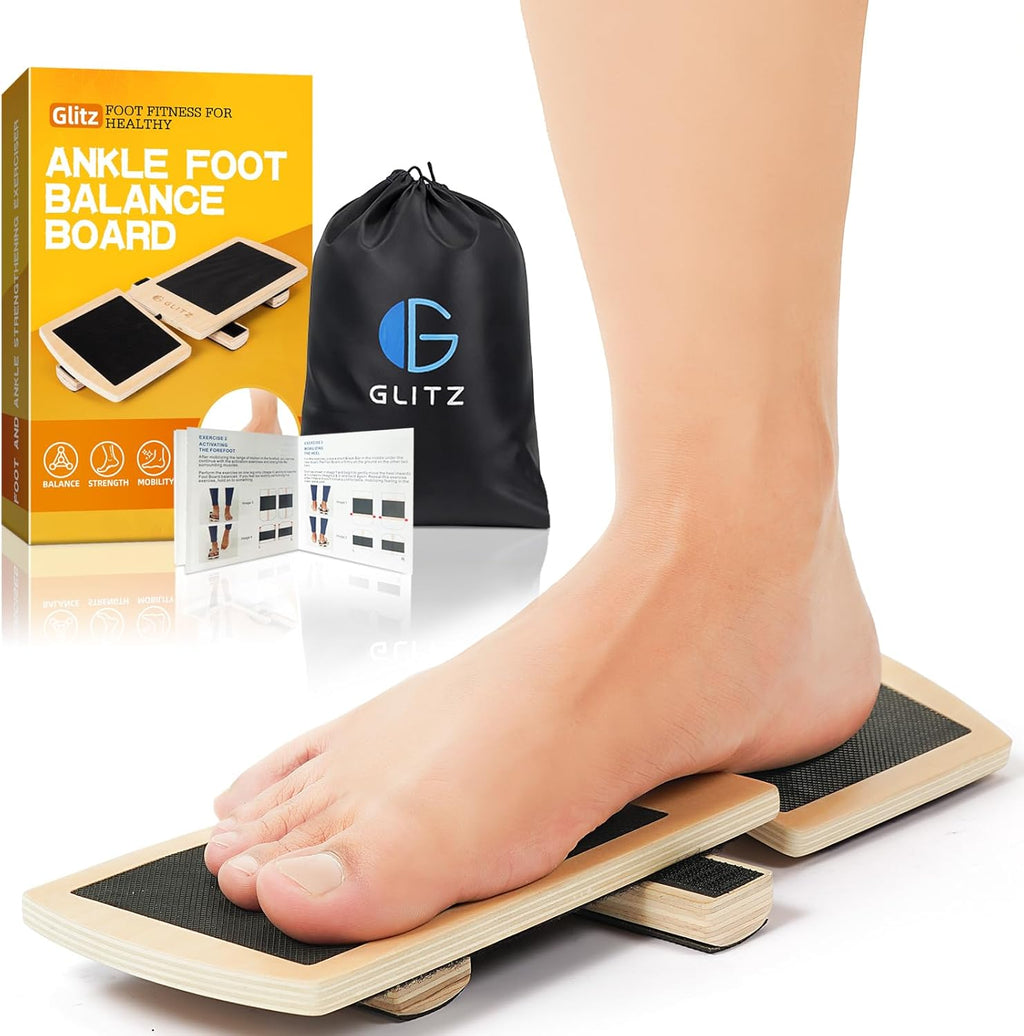 Skiennix Ankle Balance Board - Foot Strengthener for Stability Exercises & Plantar Fasciitis Relief