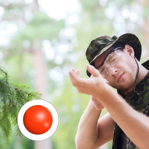 Civaner 68 Caliber Reusable Projectiles - Solid Plastic Nylon Paintballs for Defense & Practice