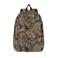 Camo Hunting Forest Camouflage Backpack for Girls Boys Women Lightweight Canvas Bookbag Casual Daypack for Travel Outdoor Camping, 17 Inch