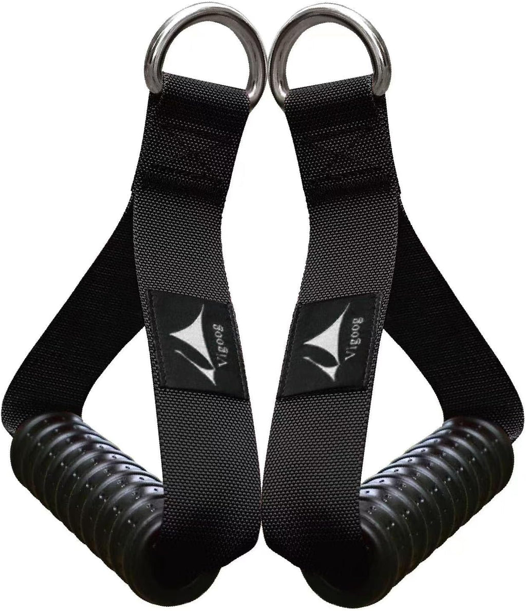 Skiennix Heavy Duty Gym Workout Handles - Comfortable Grip for Cable Machines & Resistance Bands | Home Exercise Equipment