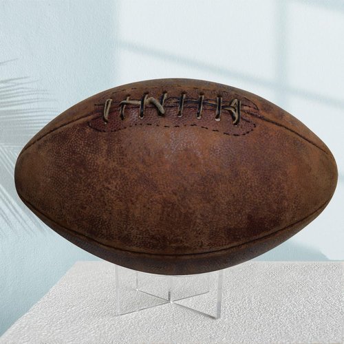 Clear Acrylic Ball Stand - 3-Pack Basketball Display Holder for Football, Soccer, Volleyball & Rugby