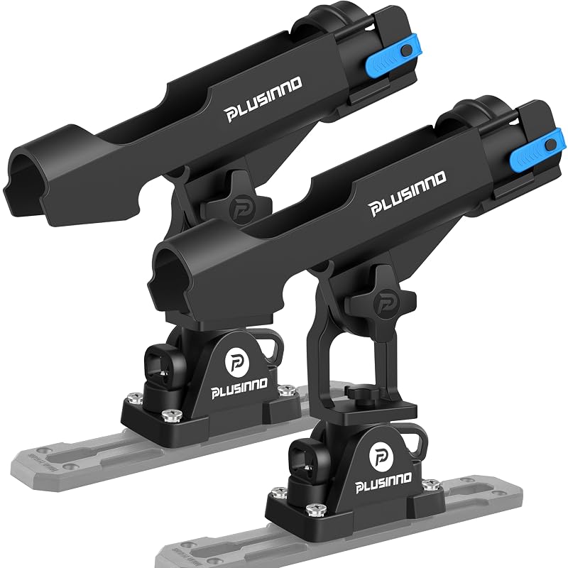 2 Pack Kayak Fishing Rod Holder for Boat, 360° Adjustable Rod Holders