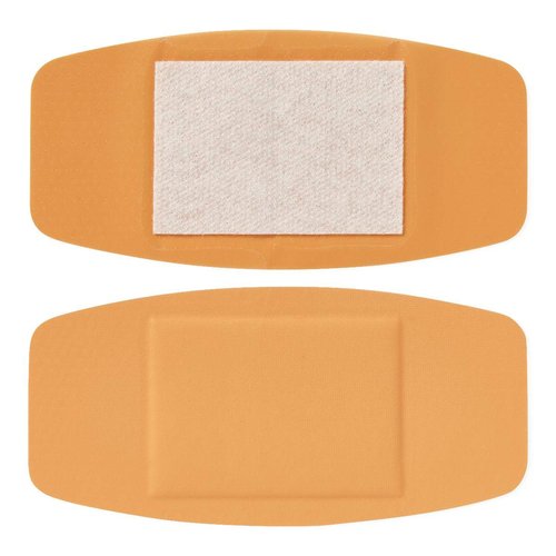 CURAD Plastic Adhesive Bandage - 2" x 4" Size | Latex-Free for Sensitive Skin