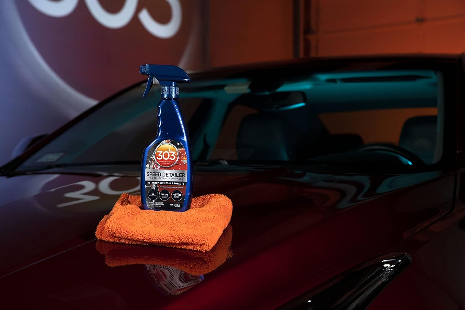 303 Products Speed Detailer - Instantly Shine & Protect Automotive Surfaces - UV Protection, 16 fl. oz.