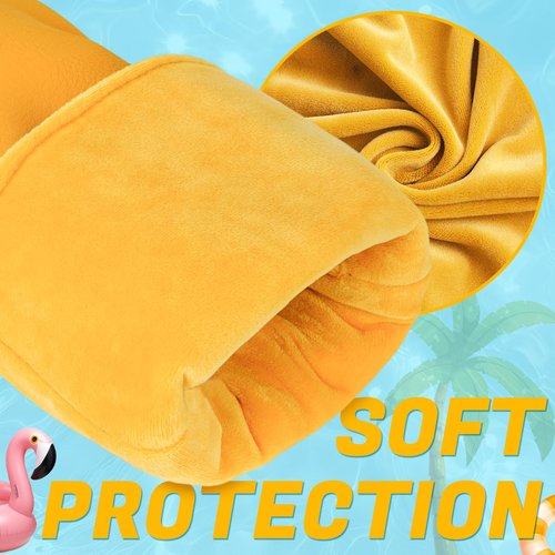 LZFAN Golf Club Covers Surfing Flamingo for Woods and Drivers Funny Hybrid UT Headcover Golf Gifts for Men Women Coconut Tree Embroidery (Hybrid)