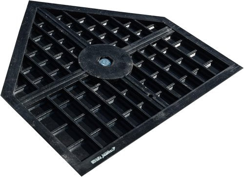 Champro Heavy Duty Batting Tee - Adjustable Height for All Ages | Baseball & Softball Training - Black