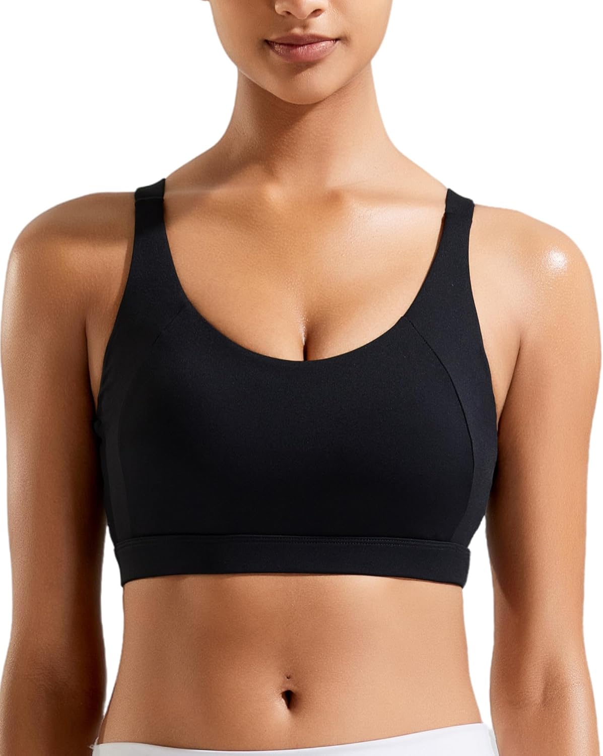 RUNNING GIRL Sports Bra - High Support Molded Cup Design for Women | Comfortable High Impact Fit