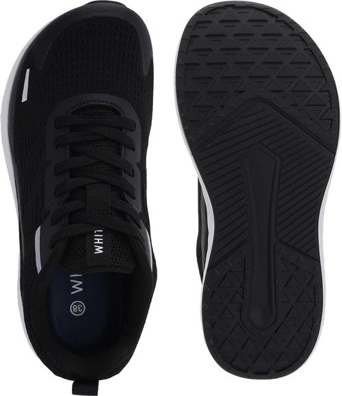 WHITIN Women’s Wide Toe Box Road Running Shoes | Zero Drop Width Sneaker Size 8 Black 38