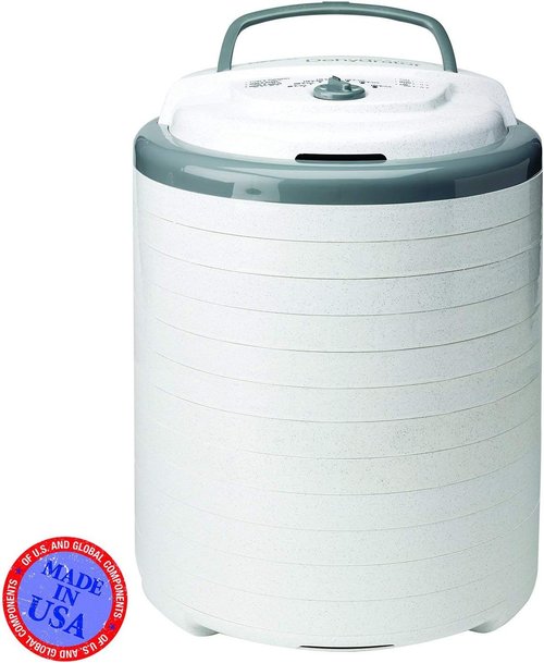 NESCO FD-75A Food Dehydrator - Perfect for Snacks, Fruits, and Beef Jerky | Gray Finish