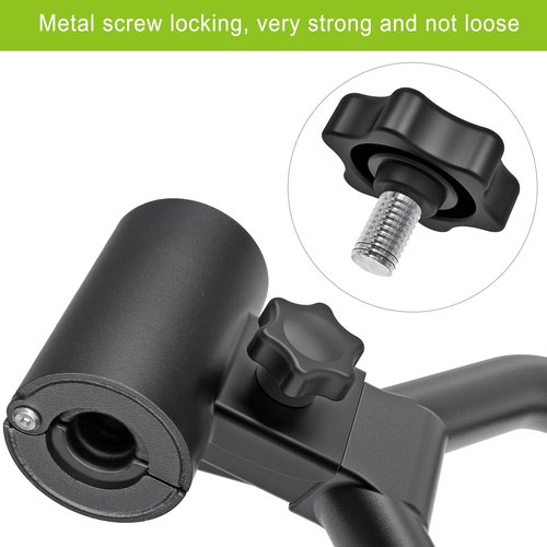 SELEWARE Versatile Steel Dumbbell to Kettlebell Converter Handle, Non-Slip Ergonomic Grip, Quick Installation Fits Most Dumbbells Up to 100lbs