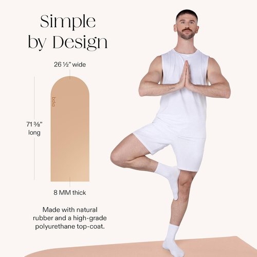 Bala Yoga Mat - Non-Slip Exercise Mat for Home Workouts, Stretching & Pilates | Durable Indoor Fitness Mat