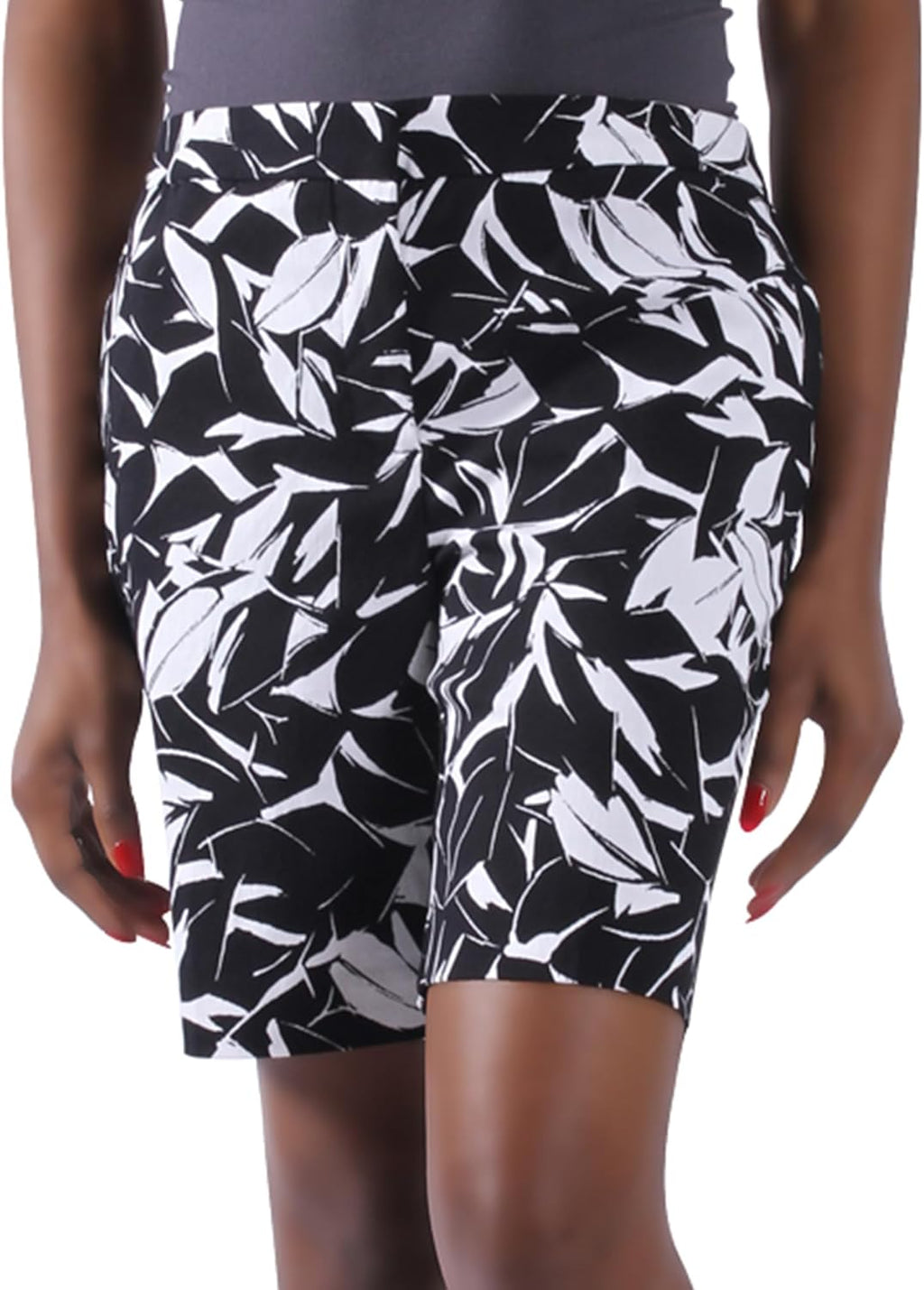 Skiennix Golf Shorts for Women - 9-Inch Dress Shorts with Pockets for Hiking & Outdoor Activities