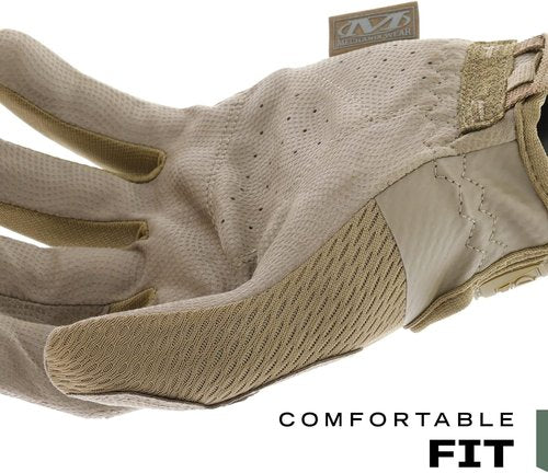 Mechanix Wear Tactical Gloves - High-Dexterity 0.5mm Work Gloves for Precision Fit | Brown, X-Large
