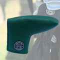 Classic Blade Putter Headcovers with Madson Golf Cart Magnet for Secure Positioning & Quick Access, Protective PU Leather Head Covers, Magnetic Golf Accessories, Golf Cart Accessories (Green - Blade)