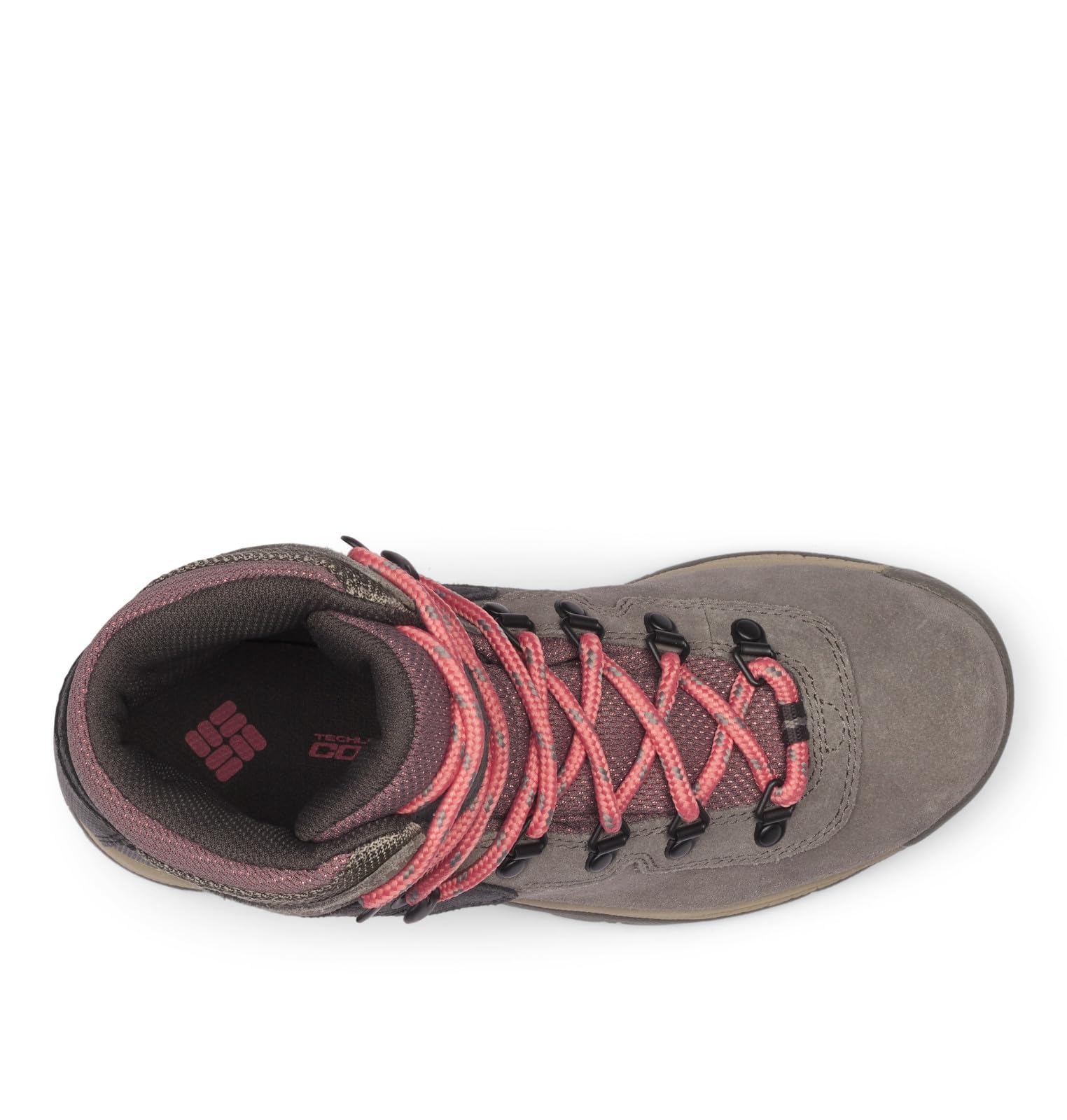 Columbia Womens Newton Ridge Plus Waterproof Amped, Stratus/Canyon Rose, 6.5 Wide