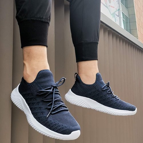 Feethit Men's Slip-On Walking Shoes - Lightweight, Breathable & Non-Slip Comfort Sneakers
