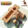 Cork Balance Board,Foot Balance Cork Roller,Premium 4-in-1 Foot & Ankle Strengthener Kit.Portable Design Balance Trainer Kit for Improve Foot Health & Function，Prevent Falls
